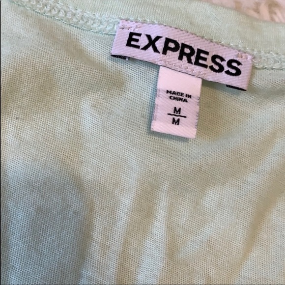 🌺 Express teal studded tank size M. - Picture 2 of 5